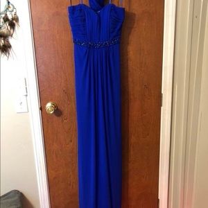 Royal Blue Evening Dress